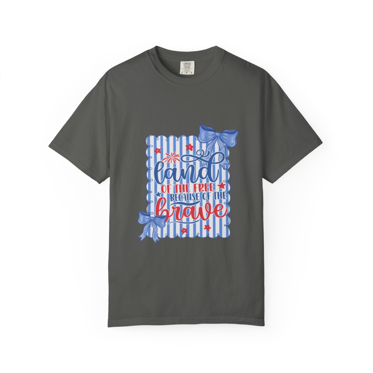 Land of the Free Patriotic Shirt, Customizable USA T-Shirt, Independence Day Tee, Soft Cotton Top, Gift for Patriots, American Pride