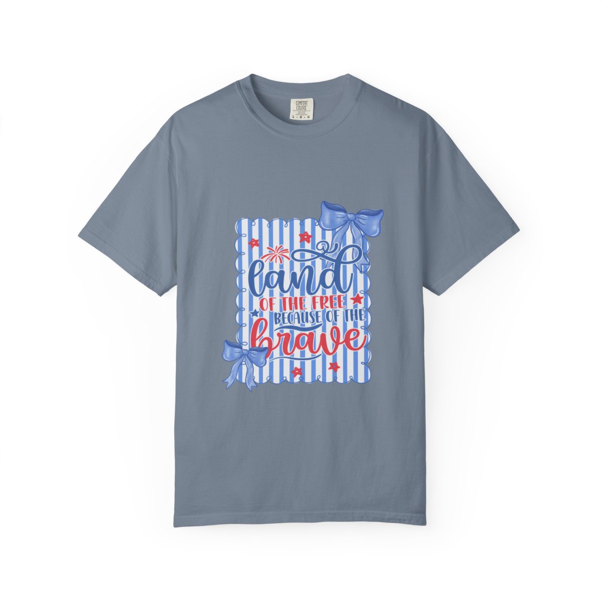 Land of the Free Patriotic Shirt, Customizable USA T-Shirt, Independence Day Tee, Soft Cotton Top, Gift for Patriots, American Pride