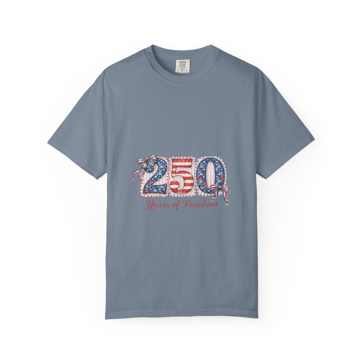 250 Years of Freedom Shirt, Patriotic Graphic Tee, American Flag Design T-Shirt, Independence Day Shirt, Fourth of July Tee
