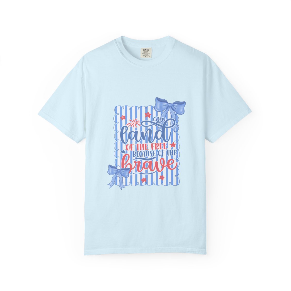 Land of the Free Patriotic Shirt, Customizable USA T-Shirt, Independence Day Tee, Soft Cotton Top, Gift for Patriots, American Pride
