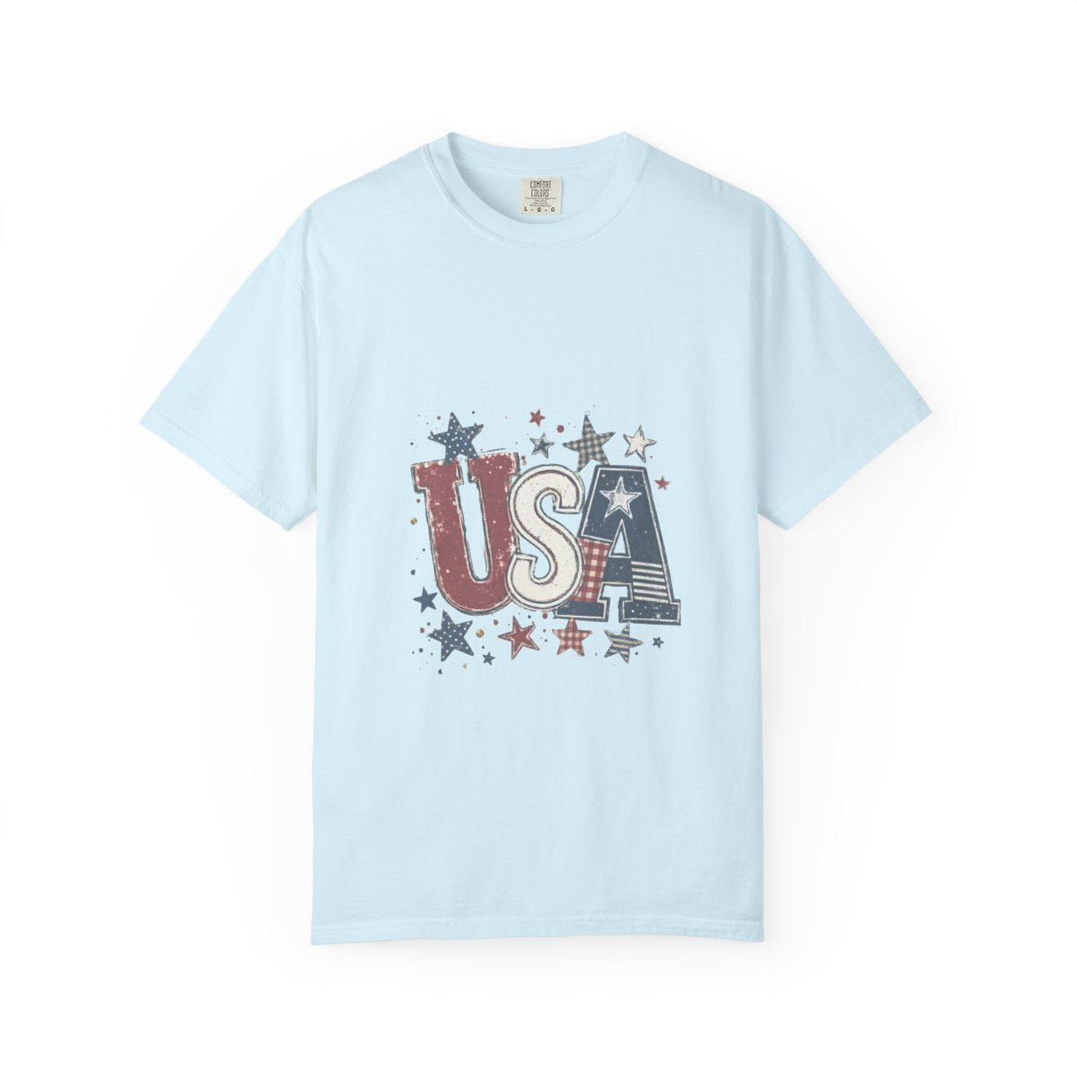 USA Patriotic T-shirt, Vintage Stars & Stripes Tee, Independence Day Clothing, Retro American Pride Shirt, Red White Blue Apparel