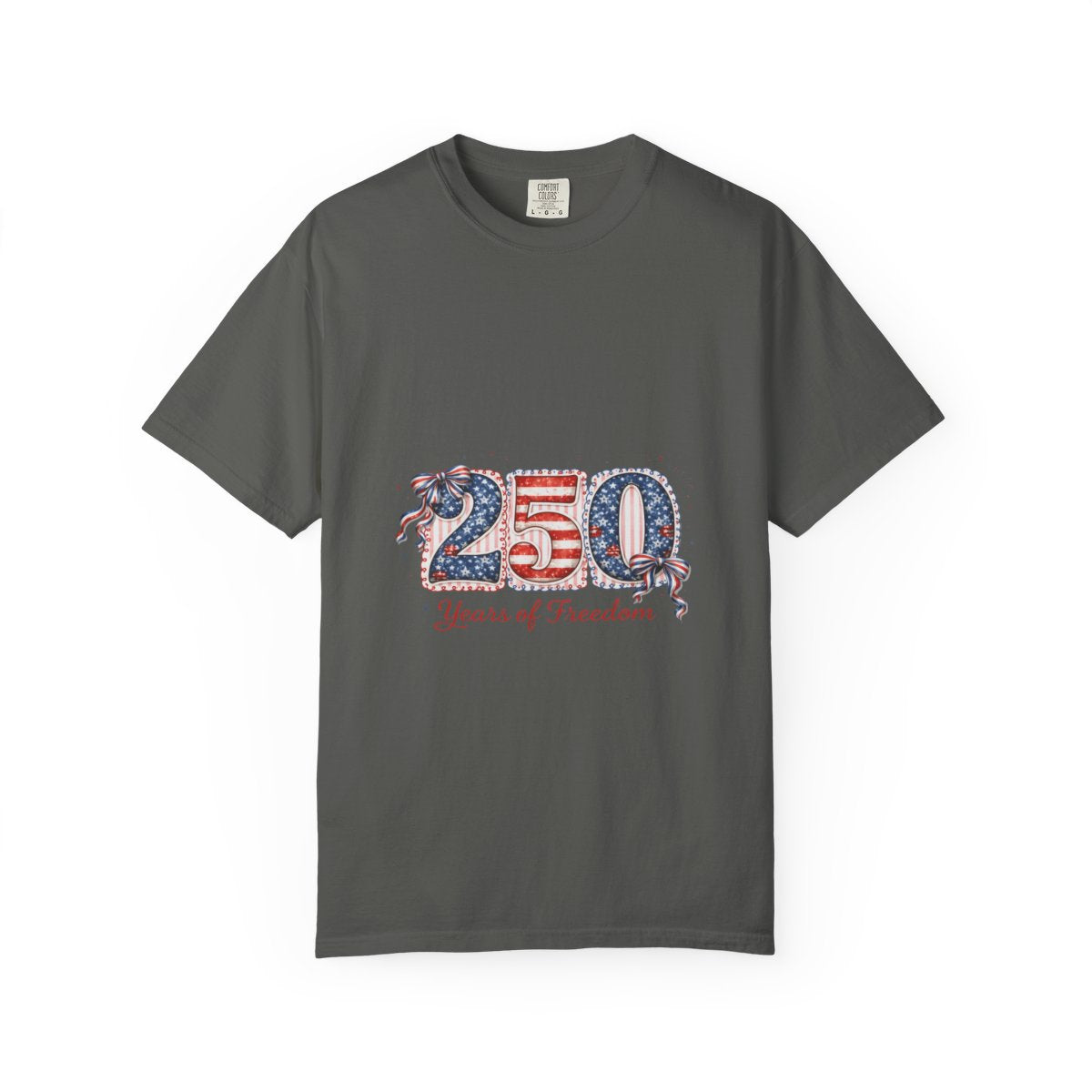 250 Years of Freedom Shirt, Patriotic Graphic Tee, American Flag Design T-Shirt, Independence Day Shirt, Fourth of July Tee