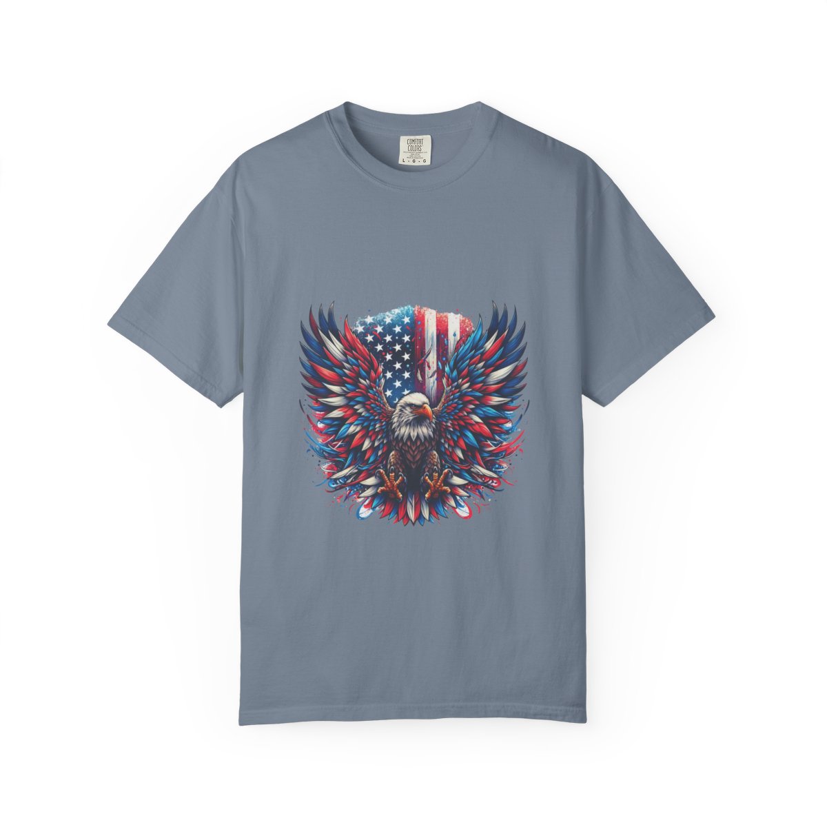 Patriotic Eagle T-Shirt, American Flag Graphic Tee, 4th of July Shirt, USA Pride Apparel, Bald Eagle Design, Men's Women's Clothing