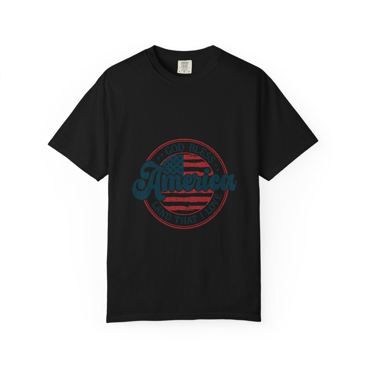 Patriotic God Bless America Shirt, USA Flag Graphic Tee, American Pride T-Shirt, Independence Day Apparel, Gift for Veterans