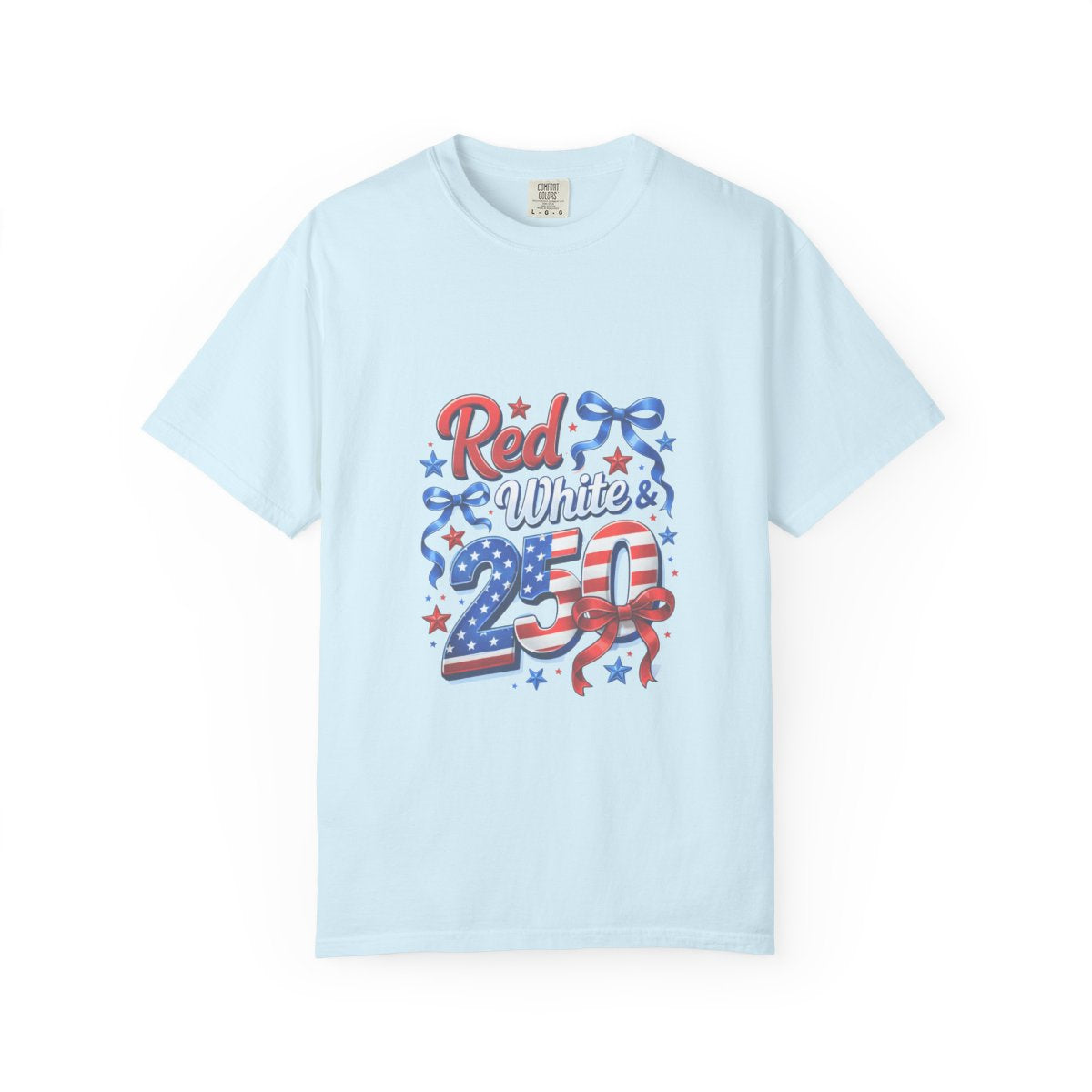 Patriotic 250th Celebration Shirt, Red White & Blue Tee, USA Anniversary T-Shirt, Independence Day Apparel, 4th of July Gift, Graphic Tee