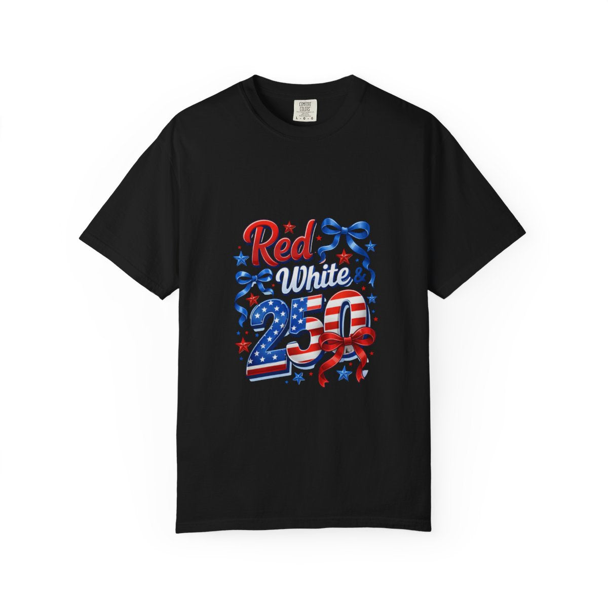 Patriotic 250th Celebration Shirt, Red White & Blue Tee, USA Anniversary T-Shirt, Independence Day Apparel, 4th of July Gift, Graphic Tee