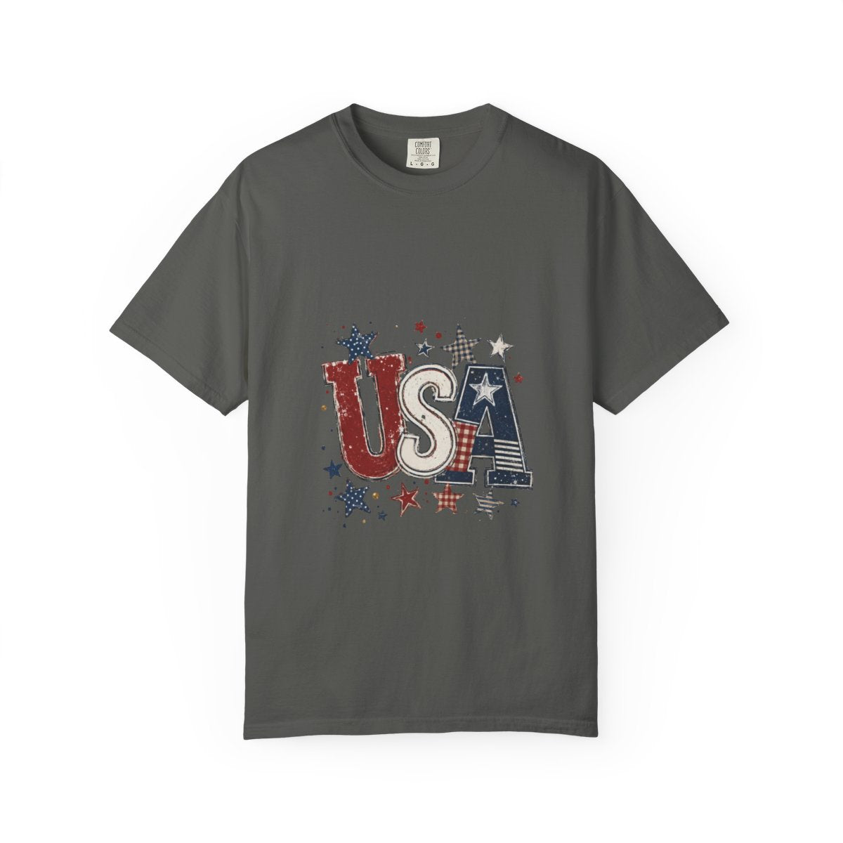 USA Patriotic T-shirt, Vintage Stars & Stripes Tee, Independence Day Clothing, Retro American Pride Shirt, Red White Blue Apparel