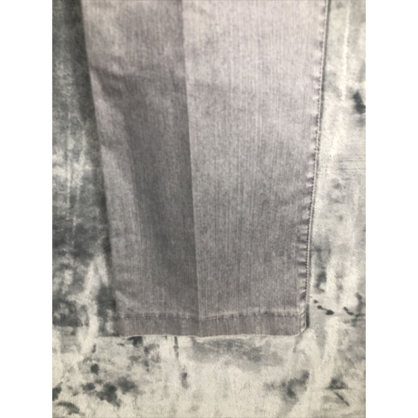 Jacky Vanilia Becky Woman's Gray Denim Trouser Pants Size 14 With Zip
