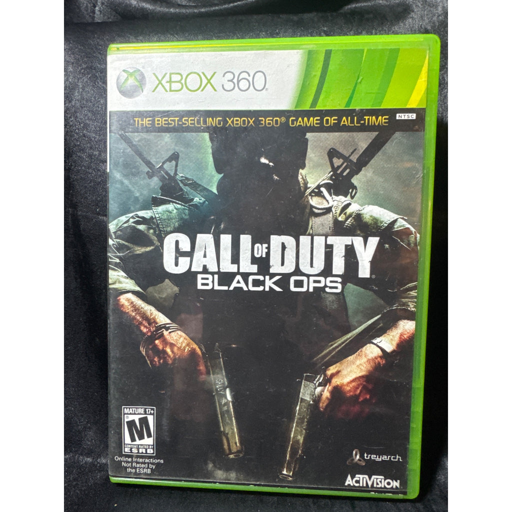 Call Of Duty: Black Ops Xbox 360 Game Disc & Case By Activision