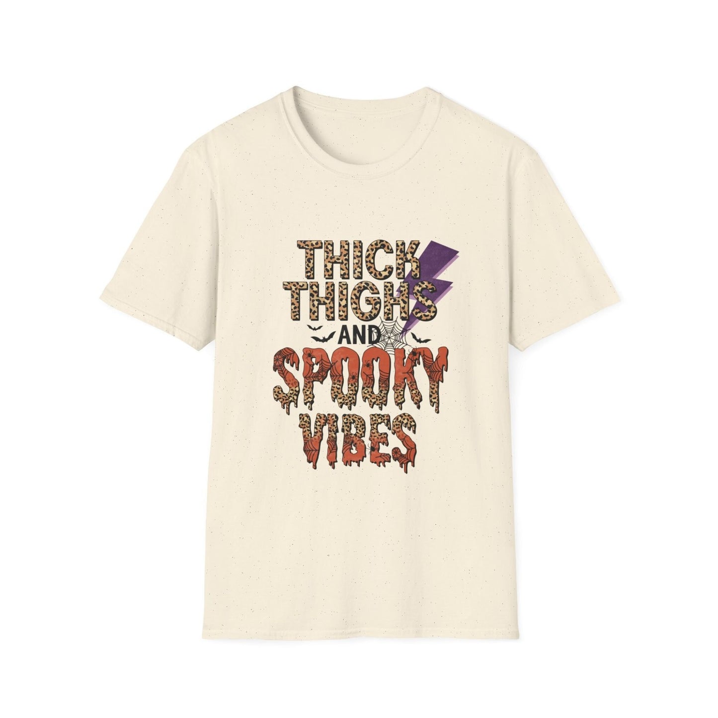 Woman's Thick Thighs & Spooky Halloween Shirt Vibes T Shirt