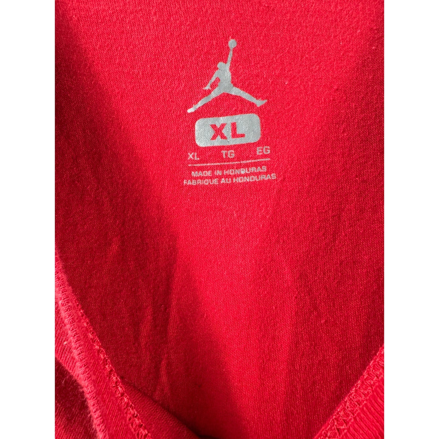 Air Jordan Red "Become Legendary" Graphic T-Shirt XL Casual Wear