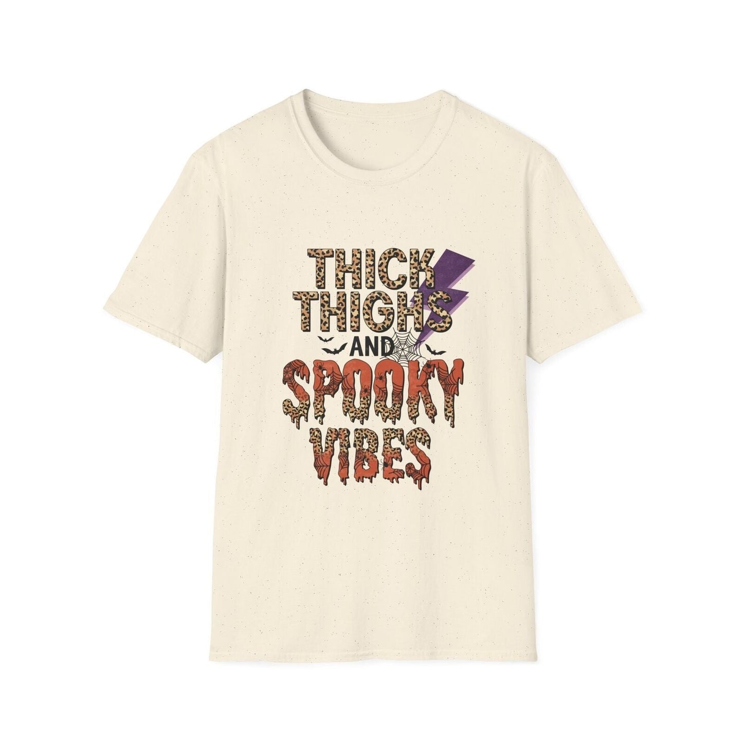 Halloween Shirt Woman's Thick Thighs & Spooky Vibes T Shirt