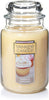 Yankee Candle Vanilla Cupcake Scented, Classic 22oz Large Jar Single Wick Candle, Over 110 Hours of Burn Time, Cream