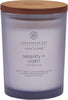 Chesapeake Bay Candle Scented Candle, Serenity + Calm (Lavender Thyme), Medium Jar, Home Décor, Orange