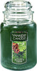 Yankee Candle Balsam & Cedar Scented, Classic 22oz Large Jar Single Wick Candle, Over 110 Hours of Burn Time | Holiday Gifts for All